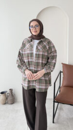 Oduncu Gömlek - Haki - Görsel 2