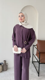 Rasha Modal Takım - Mürdüm - Görsel 5