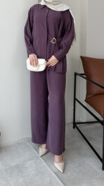 Rasha Modal Takım - Mürdüm - Görsel 7