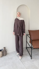 Rasha Modal Takım - Kahve