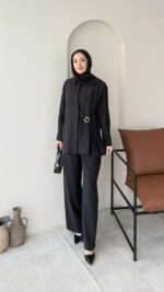 Rasha Modal Takım - Siyah