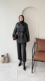 Flower Ceket - Siyah - Görsel 4