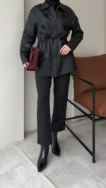 Flower Ceket - Siyah - Görsel 7