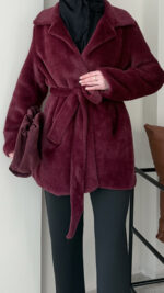 Gusi Kürk - Bordo - Görsel 3