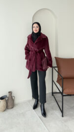 Gusi Kürk - Bordo - Görsel 5