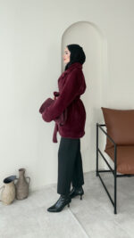 Gusi Kürk - Bordo - Görsel 6