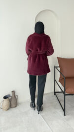 Gusi Kürk - Bordo - Görsel 7