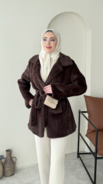 Gusi Kürk - Kahve - Görsel 2