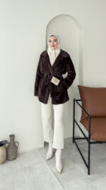 Gusi Kürk - Kahve - Görsel 4