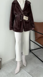 Gusi Kürk - Kahve - Görsel 7