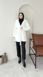 Gusi Kürk - Beyaz - Görsel 5