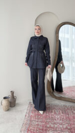 Midin Denim Takım - Mavi