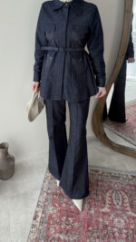 Midin Denim Takım - Mavi - Görsel 6