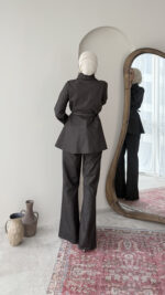 Midin Denim Takım - Kahve - Görsel 3