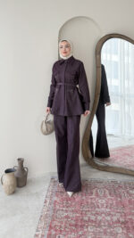 Midin Denim Takım - Mürdüm