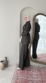 Noyan Denim Takım - Kahve - Görsel 2