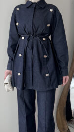 Noyan Denim Takım - Mavi - Görsel 6