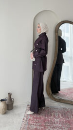 Noyan Denim Takım - Mürdüm - Görsel 2