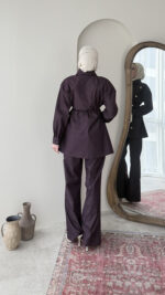 Noyan Denim Takım - Mürdüm - Görsel 3