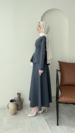 Peya Belden Bağlamalı Scuba Takım - Antrasit - Görsel 2