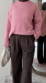 Hola Triko Kazak - Pembe - Görsel 2