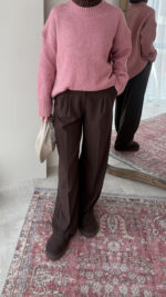 Hola Triko Kazak - Pembe - Görsel 3