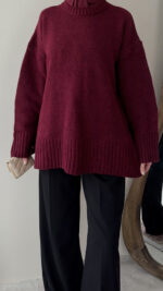 Hola Triko Kazak - Vişne - Görsel 3