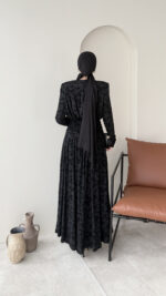 Moon Tasarım Elbise - Siyah (Ön Sipariş tedarik süreci 20 gündür ) - Görsel 3