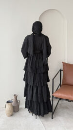 Kasra Tasarım Elbise - Siyah - Görsel 3