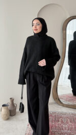 Hola Triko Kazak - Siyah - Görsel 2