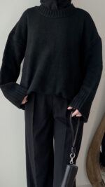 Hola Triko Kazak - Siyah - Görsel 6