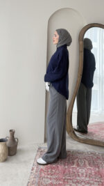 Hola Triko Kazak - Lacivert - Görsel 5