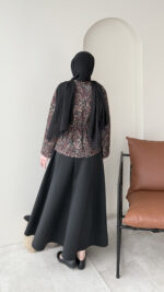 Lora Etekli Scuba Takım - Siyah - Görsel 3