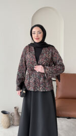 Lora Etekli Scuba Takım - Siyah - Görsel 5