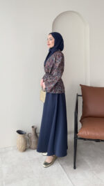 Lora Etekli Scuba Takım - Lacivert - Görsel 2