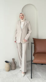 Belin Blazer Takım - Taş