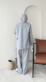 Belin Blazer Takım - Gri - Görsel 3