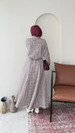 Mahra Ekose Takım - Bordo - Görsel 3