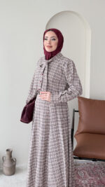 Mahra Ekose Takım - Bordo - Görsel 5