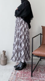 Oven Şifon Etek - Mor - Görsel 3