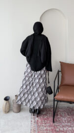 Oven Şifon Etek - Mor - Görsel 6