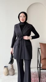 Penta Blazer Yelekli Takım – Siyah - Görsel 4