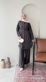 Bade Kemerli Takım – Kahverengi