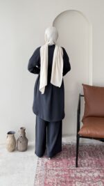 Bade Kemerli Takım – Lacivert - Görsel 3