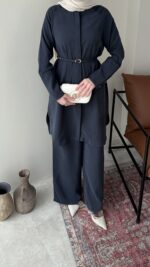 Bade Kemerli Takım – Lacivert - Görsel 6