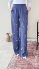 More Taşlı Pantalon - Mavi