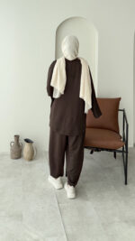 Ferna Çıtçıt Oyşo Takım - Kahve - Görsel 3