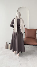 Peya Belden Bağlamalı Scuba Takım - Kahverengi - Görsel 3