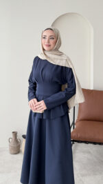 Peya Belden Bağlamalı Scuba Takım - Lacivert - Görsel 5