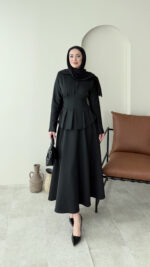 Peya Belden Bağlamalı Scuba Takım - Siyah